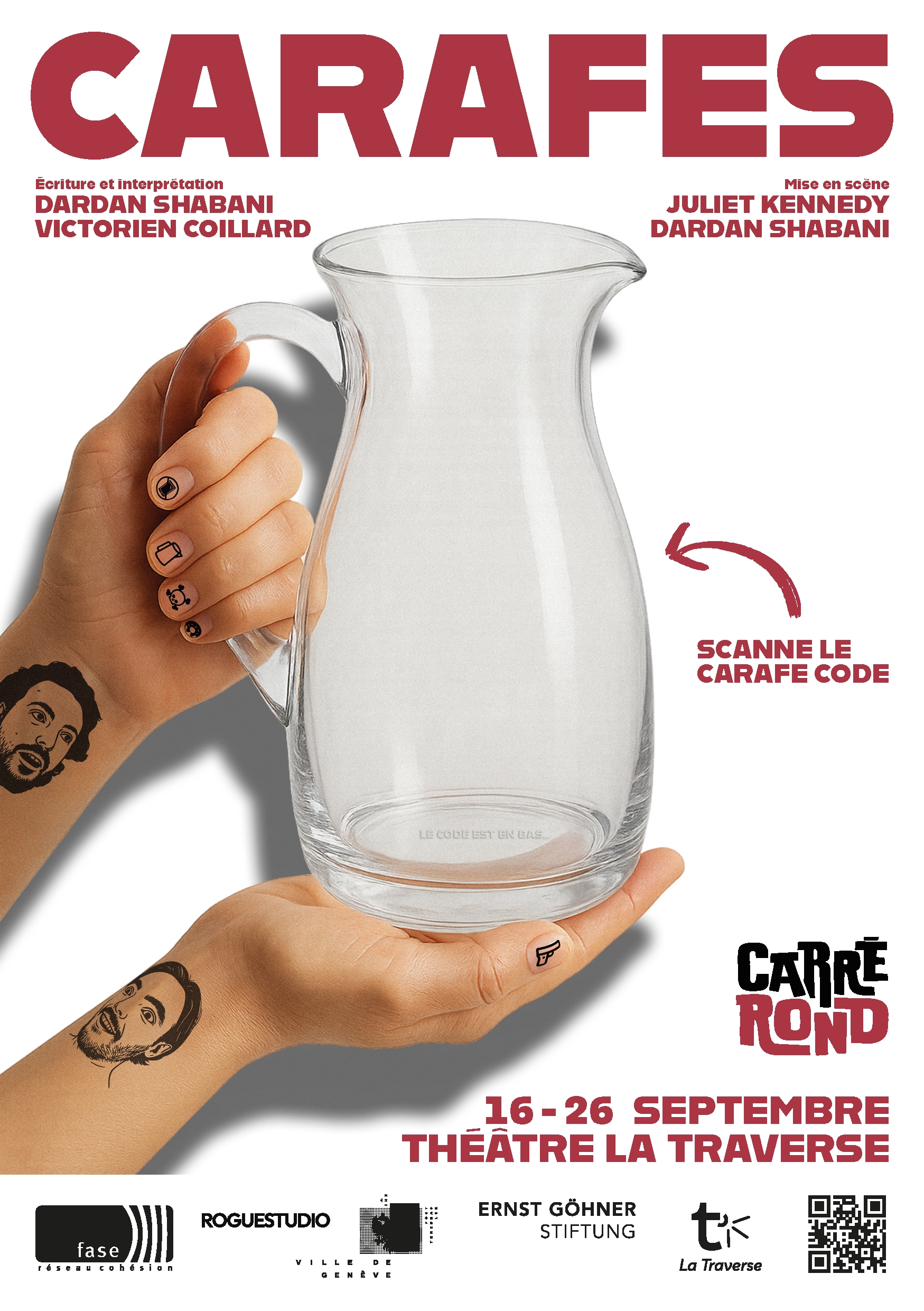 Affiche Carafes